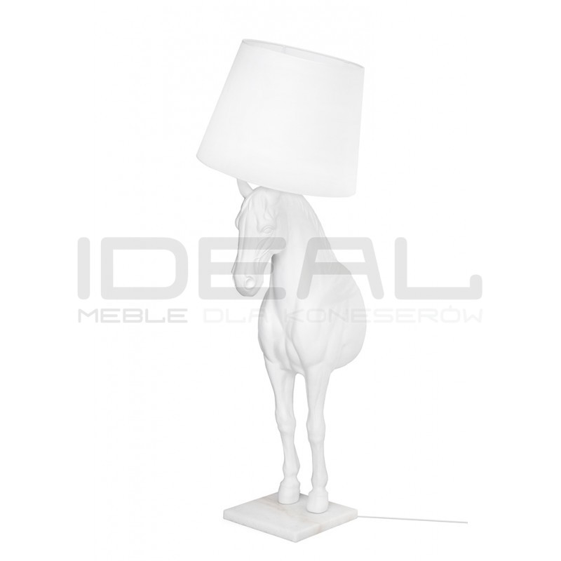 Lampa podłogowa KOŃ HORSE STAND biała S