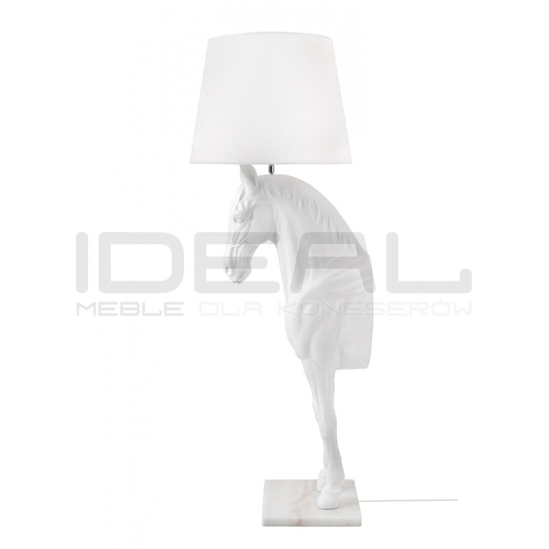 Lampa podłogowa KOŃ HORSE STAND biała S