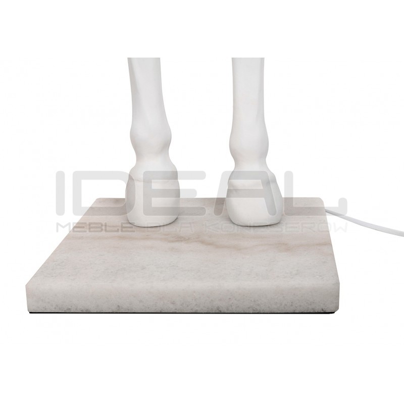 Lampa podłogowa KOŃ HORSE STAND biała S