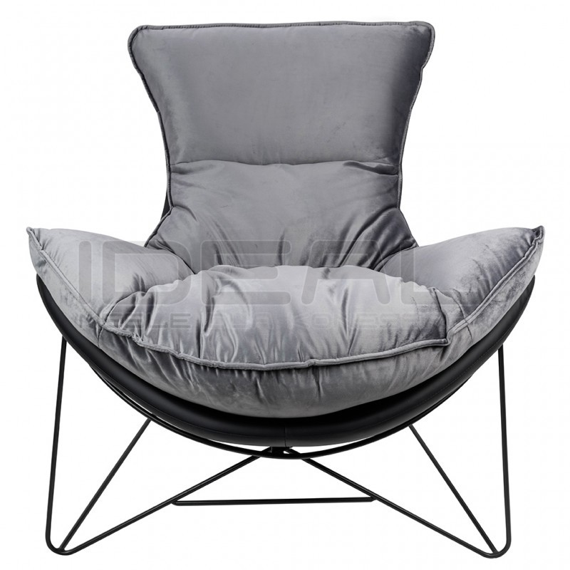 Fotel nowoczesny OTILIA STAND VELVET