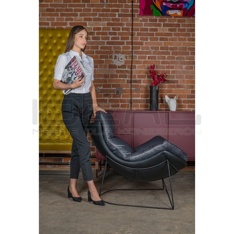 Fotel nowoczesny OTILIA STAND VELVET