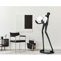 Lampa stojąca rzeźba Człowiek Human