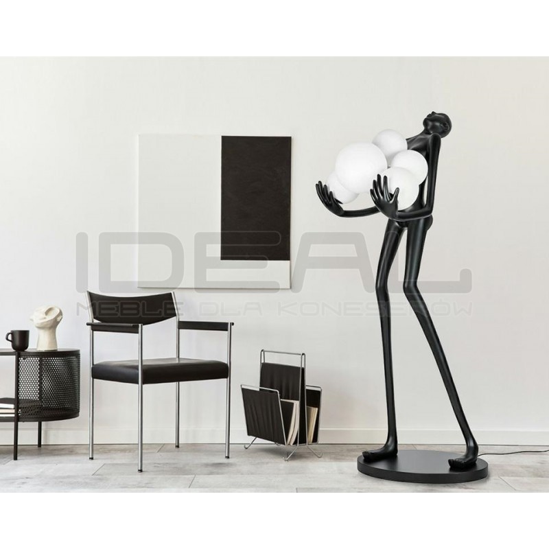 Lampa stojąca rzeźba Człowiek Human