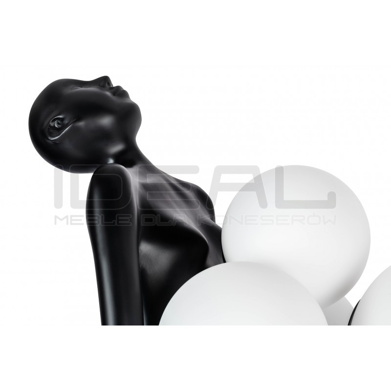 Lampa stojąca rzeźba Człowiek Human