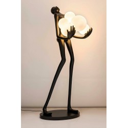 Lampa stojąca rzeźba Człowiek Human