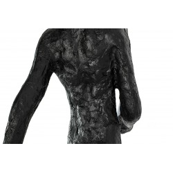 Lampa stojąca rzeźba Człowiek z kwadratem Human square