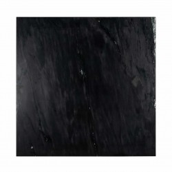 Stolik kawowy glamour kwadratowy IRONVILLE 90 czarny marmur