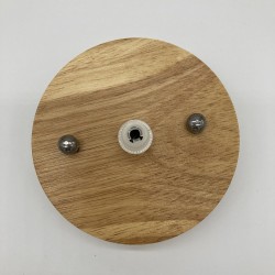 LAMPA WISZĄCA SAUCER 45 CM biała czarna