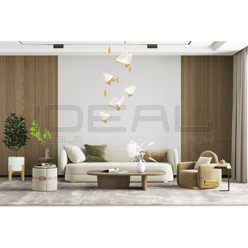 Lampa wisząca glamour BUTTERFLY Motyl DISC 5