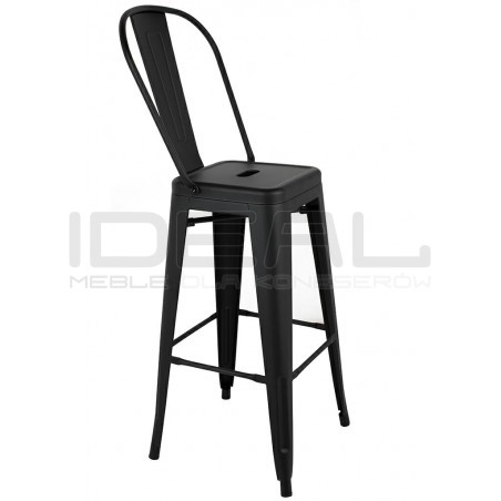 Hoker Tower Big Back z wysokim oparciem INSPIROWANY TOLIX 66 metalowy (Paris)