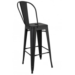 Hoker Tower Big Back z wysokim oparciem INSPIROWANY TOLIX 66 metalowy (Paris)