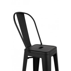 Hoker Tower Big Back z wysokim oparciem INSPIROWANY TOLIX 66 metalowy (Paris)