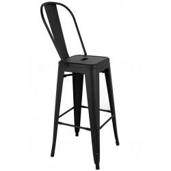 Hoker Tower Big Back z wysokim oparciem INSPIROWANY TOLIX 76 metalowy (Paris)