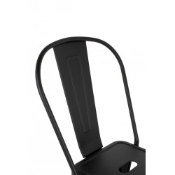 Hoker Tower Big Back z wysokim oparciem INSPIROWANY TOLIX 76 metalowy (Paris)