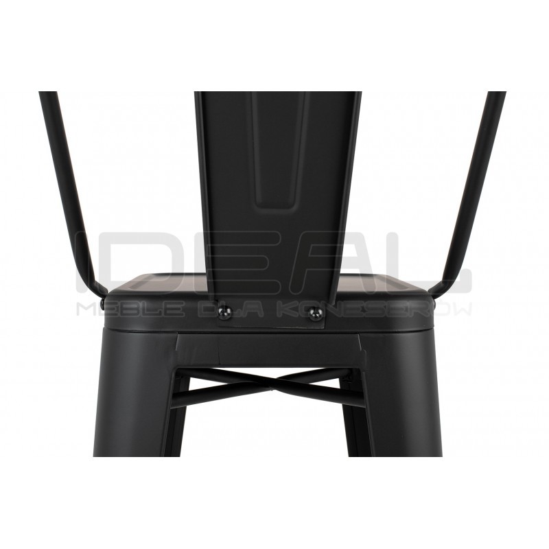 Hoker Tower Big Back z wysokim oparciem INSPIROWANY TOLIX 76 metalowy (Paris)
