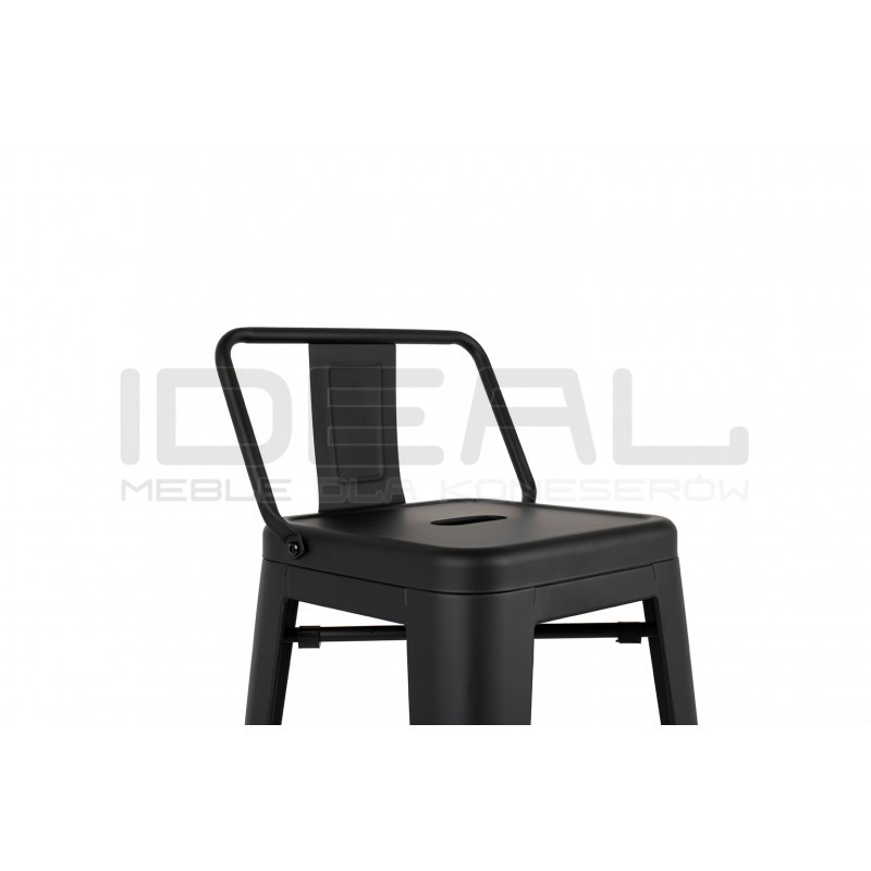 Hoker Tower Back z oparciem INSPIROWANY TOLIX 66 metalowy (Paris)