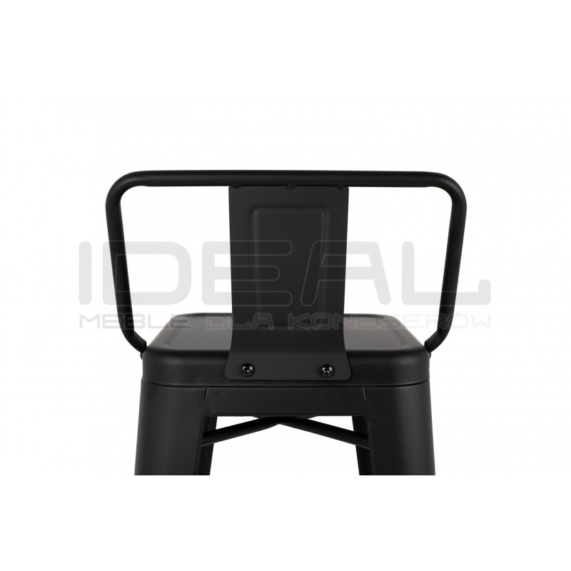 Hoker Tower Back z oparciem INSPIROWANY TOLIX 66 metalowy (Paris)