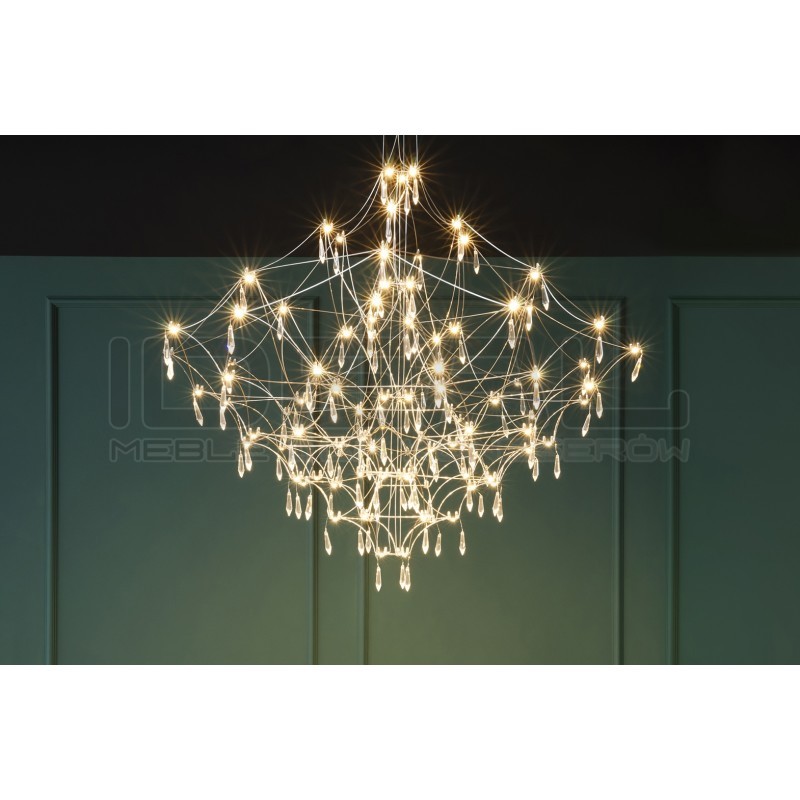 Lampa wisząca glamour CONSTELATION 120 złota