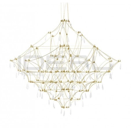 Lampa wisząca glamour CONSTELATION 120 złota