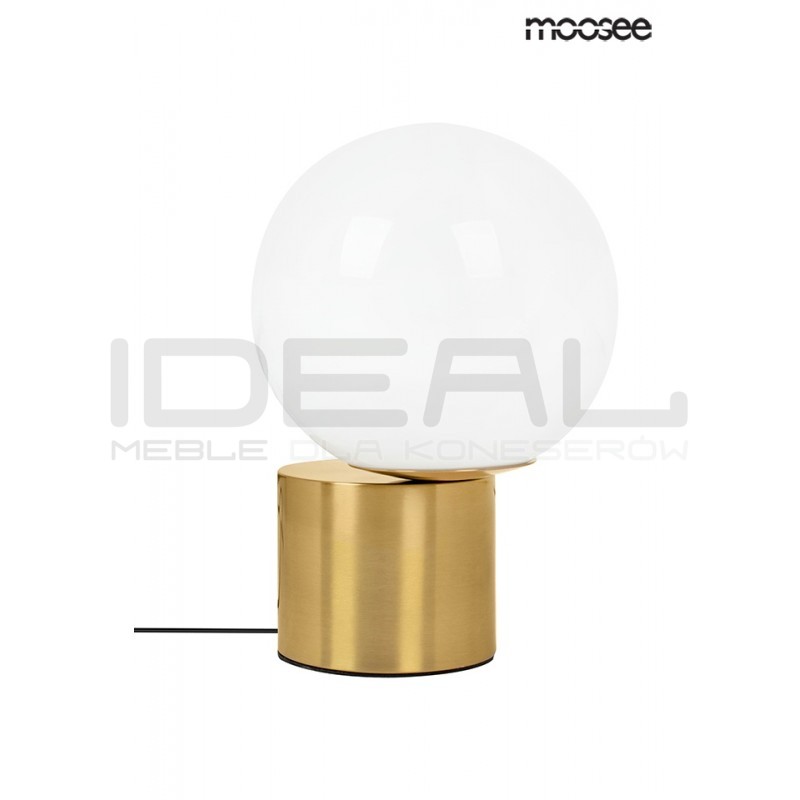 Lampa stołowa glamour PARLA 20 złota jako lampka nocna