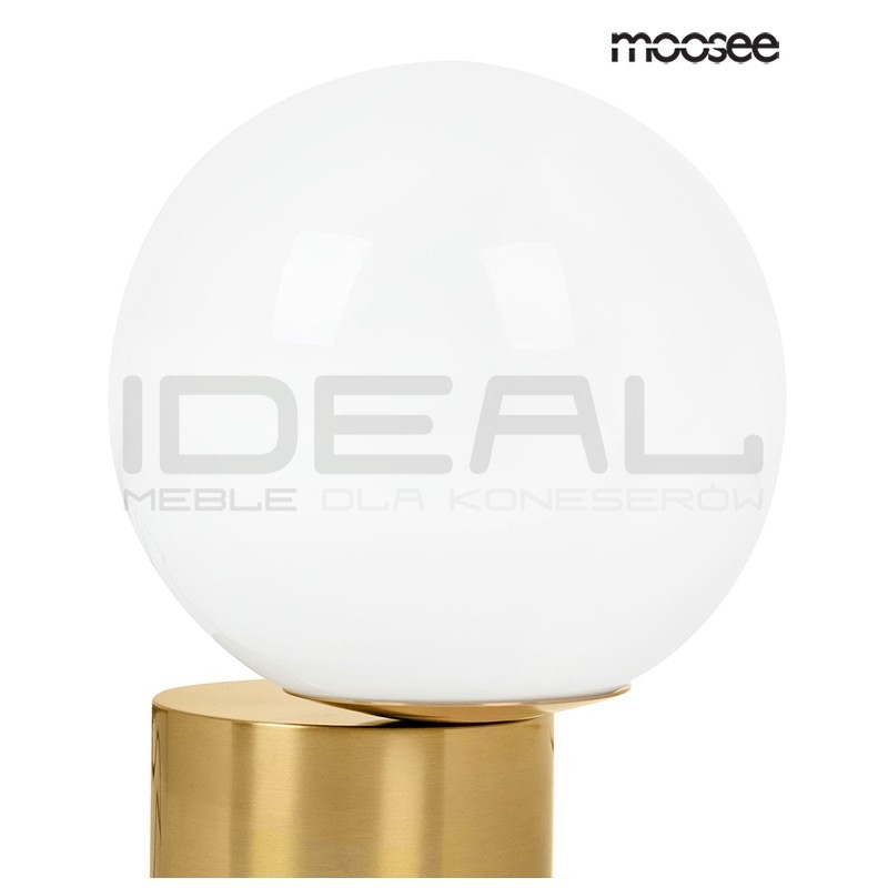 Lampa stołowa glamour PARLA 20 złota jako lampka nocna