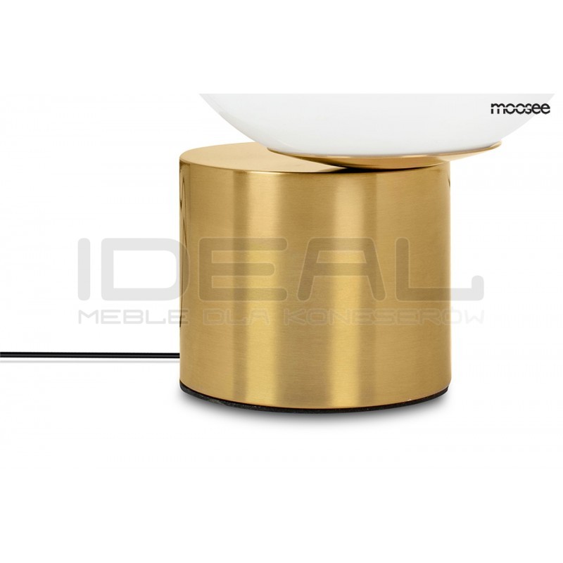 Lampa stołowa glamour PARLA 20 złota jako lampka nocna