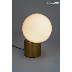 Lampa stołowa glamour PARLA 20 złota jako lampka nocna