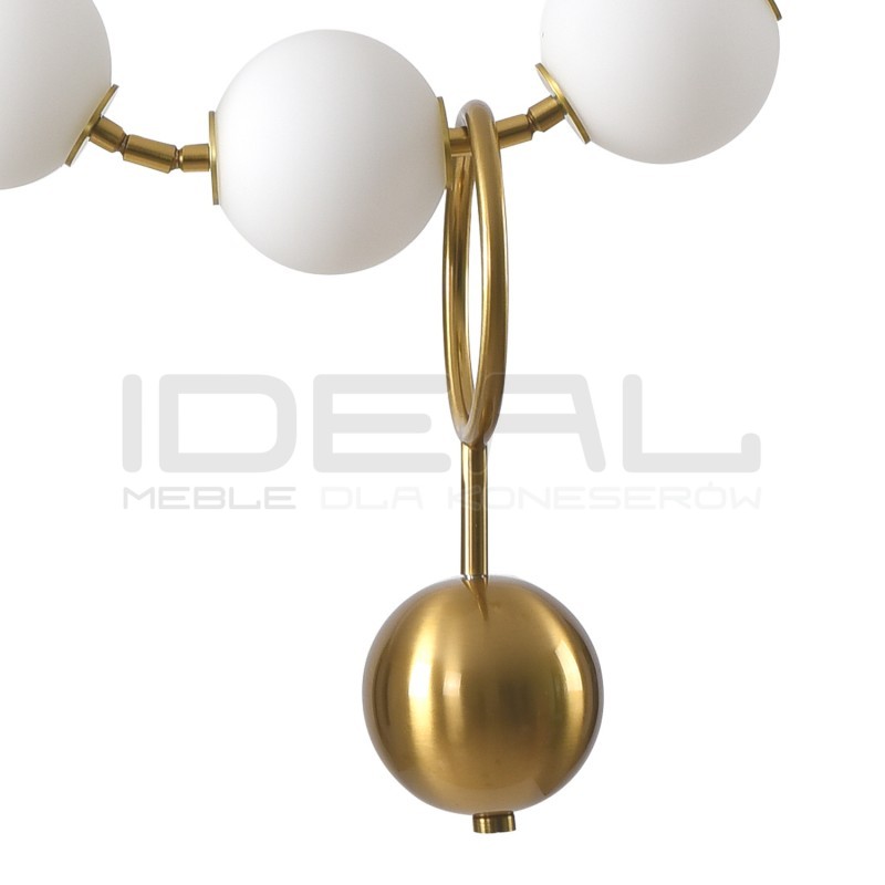 LAMPA WISZĄCA Glamour CORALLI L BIAŁO-MOSIĘŻNA