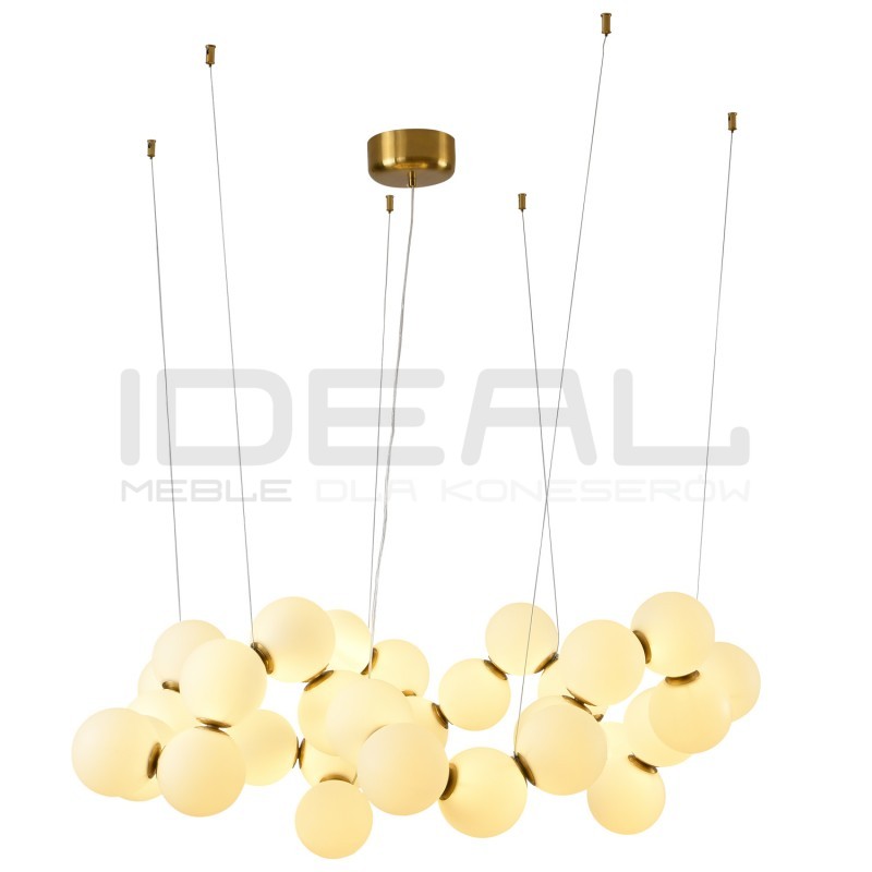 LAMPA WISZĄCA Glamour CORALLI 100 BIAŁO-MOSIĘŻNA