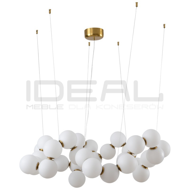 LAMPA WISZĄCA Glamour CORALLI 100 BIAŁO-MOSIĘŻNA