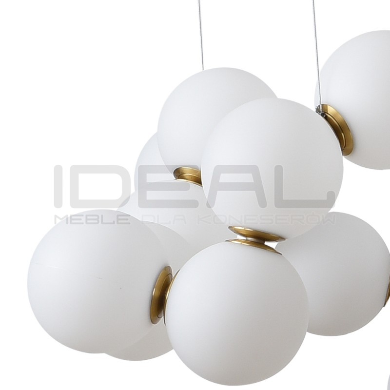 LAMPA WISZĄCA Glamour CORALLI 100 BIAŁO-MOSIĘŻNA