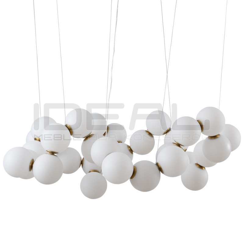 LAMPA WISZĄCA Glamour CORALLI 100 BIAŁO-MOSIĘŻNA