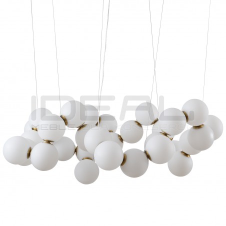 LAMPA WISZĄCA Glamour CORALLI 100 BIAŁO-MOSIĘŻNA