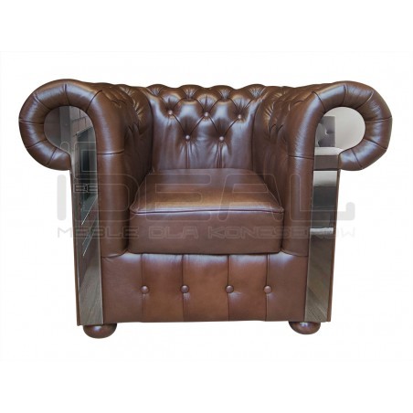Fotel Chesterfield Original Classic Mirror skóra