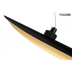 Lampa wisząca glamour CONTEO 100 czarno-złota