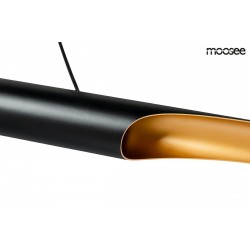 Lampa wisząca glamour CONTEO 100 czarno-złota