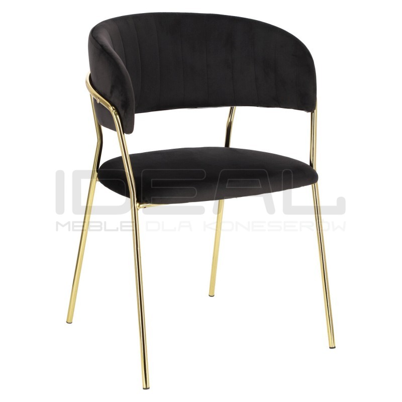 Krzesło Glamour Margo II złote