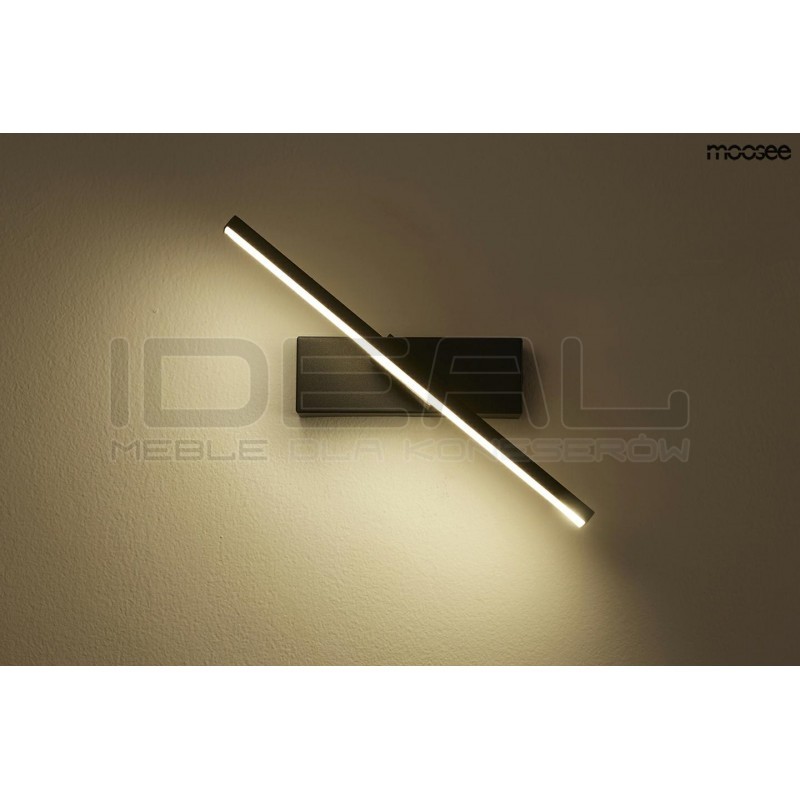 Kinkiet obrotowy Rem czarny