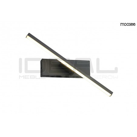 Kinkiet obrotowy Rem czarny