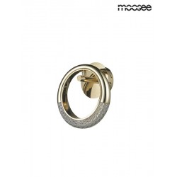 Kinkiet kryształowy HELIOS złoty