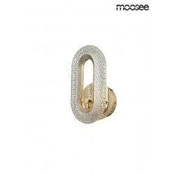 Kinkiet kryształowy JEWEL złoty