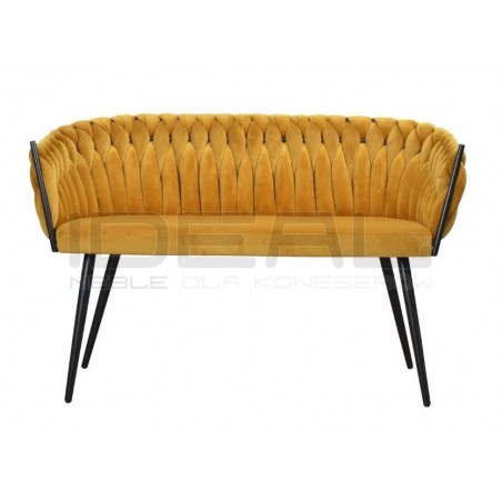 Ławeczka Glamour Larissa - czarna