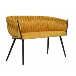 Ławeczka Glamour Larissa - czarna