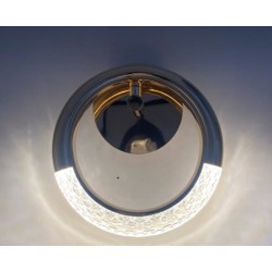 Kinkiet kryształowy HELIOS złoty