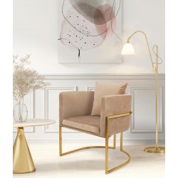 Fotel Art Deco Glamour CHLOE VELVET