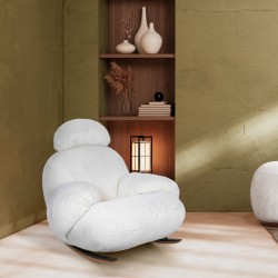 Fotel bujany PLUSH TEDDY