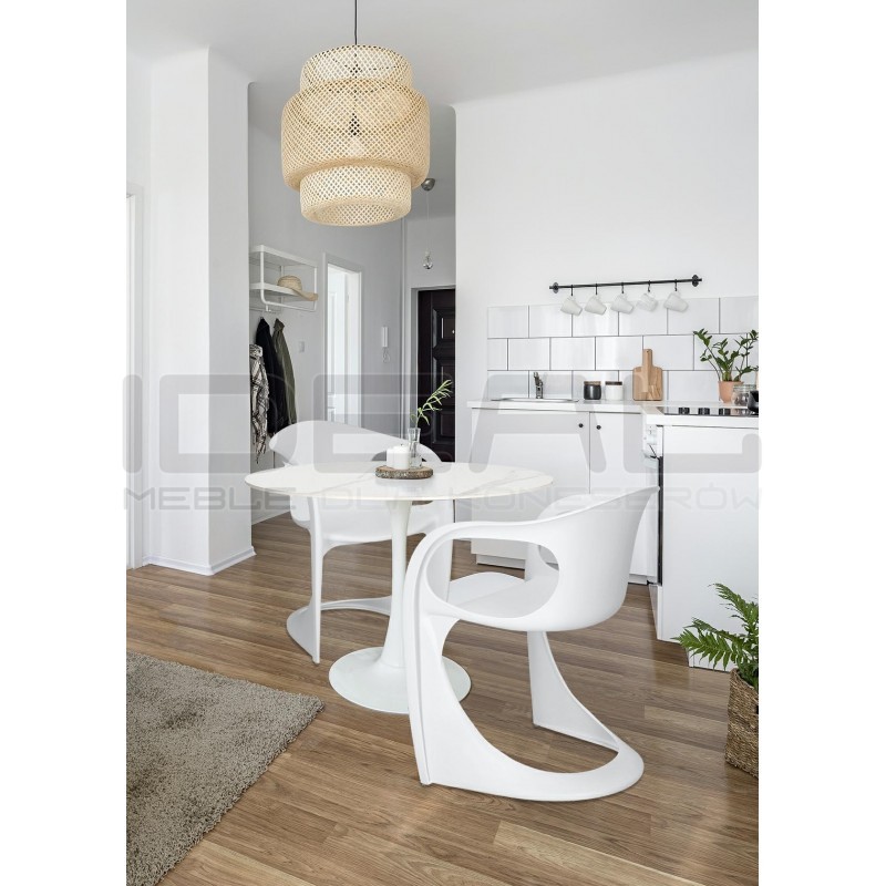 Stół  Tulip Skinny Premium Kamień 90