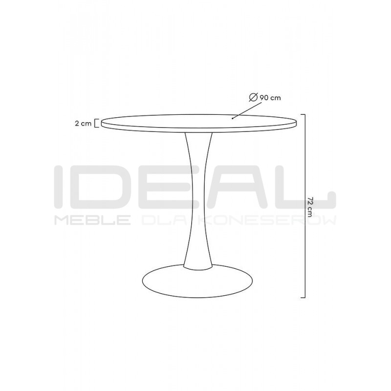 Stół Tulip 90