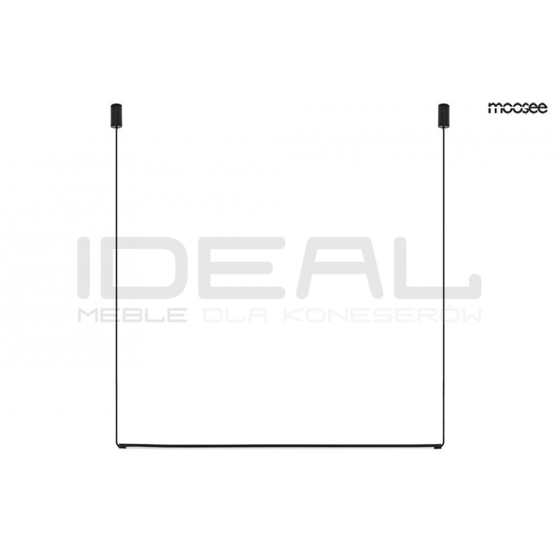 Lampa wisząca pozioma OMBRE LEVEL 90 czarna