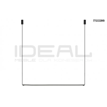 Lampa wisząca pozioma OMBRE LEVEL 90 czarna